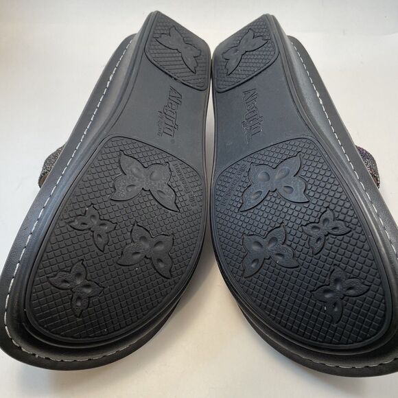 Alegria Paloma Mary Jane Shoes EU41 US 10.511 Rainbow Iridescent Comfort Leather - Picture 9 of 16